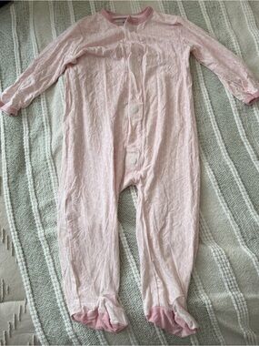 Magnificent Baby Light Pink Footed One-Piece Pajama